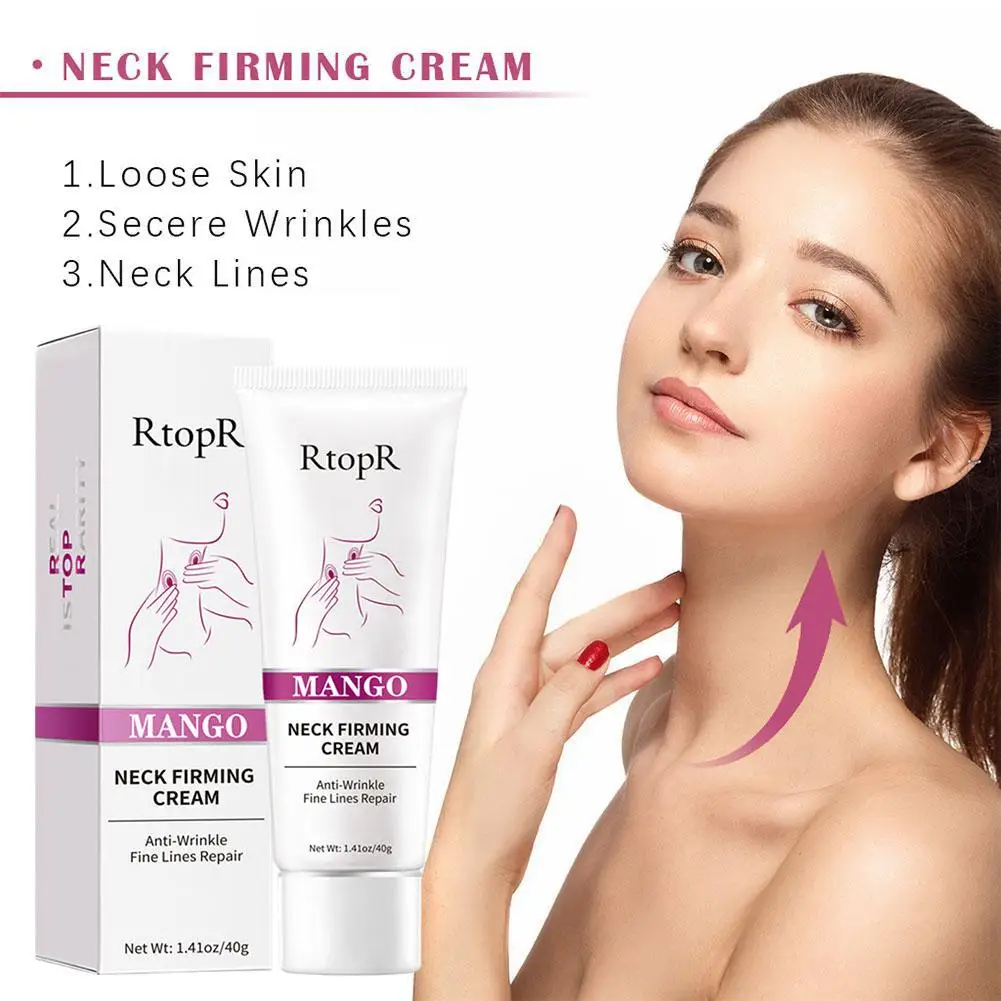 Neck Cream Anti Wrinkle Tightening Essence Neck Whitening Firming Cream Shape Products Face Beauty Skin Care Moisturizing Y3Z7