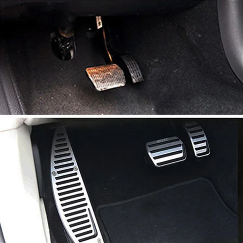 Car Interior Accelerator Brake Pedal Decoration Cover For VOLVO XC60 V60 S60 S80 XC70 V70 V40 V50 XC40 S40 C30 /GEELY BOYUE LHD