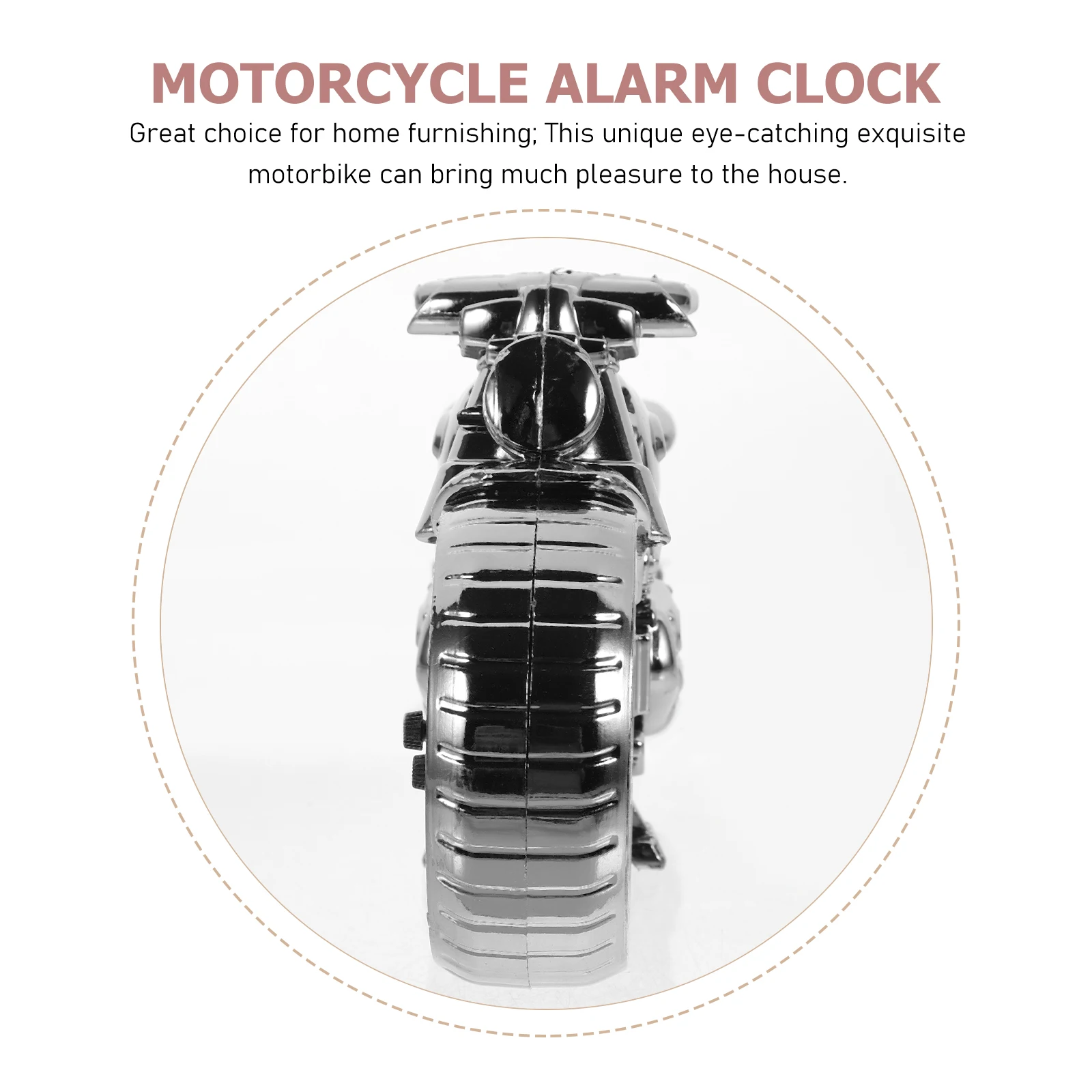 

Vintage Motorcycle Alarm With Aa Powered Unique Home Decor Gift For Family Friends Random Pattern Retro
