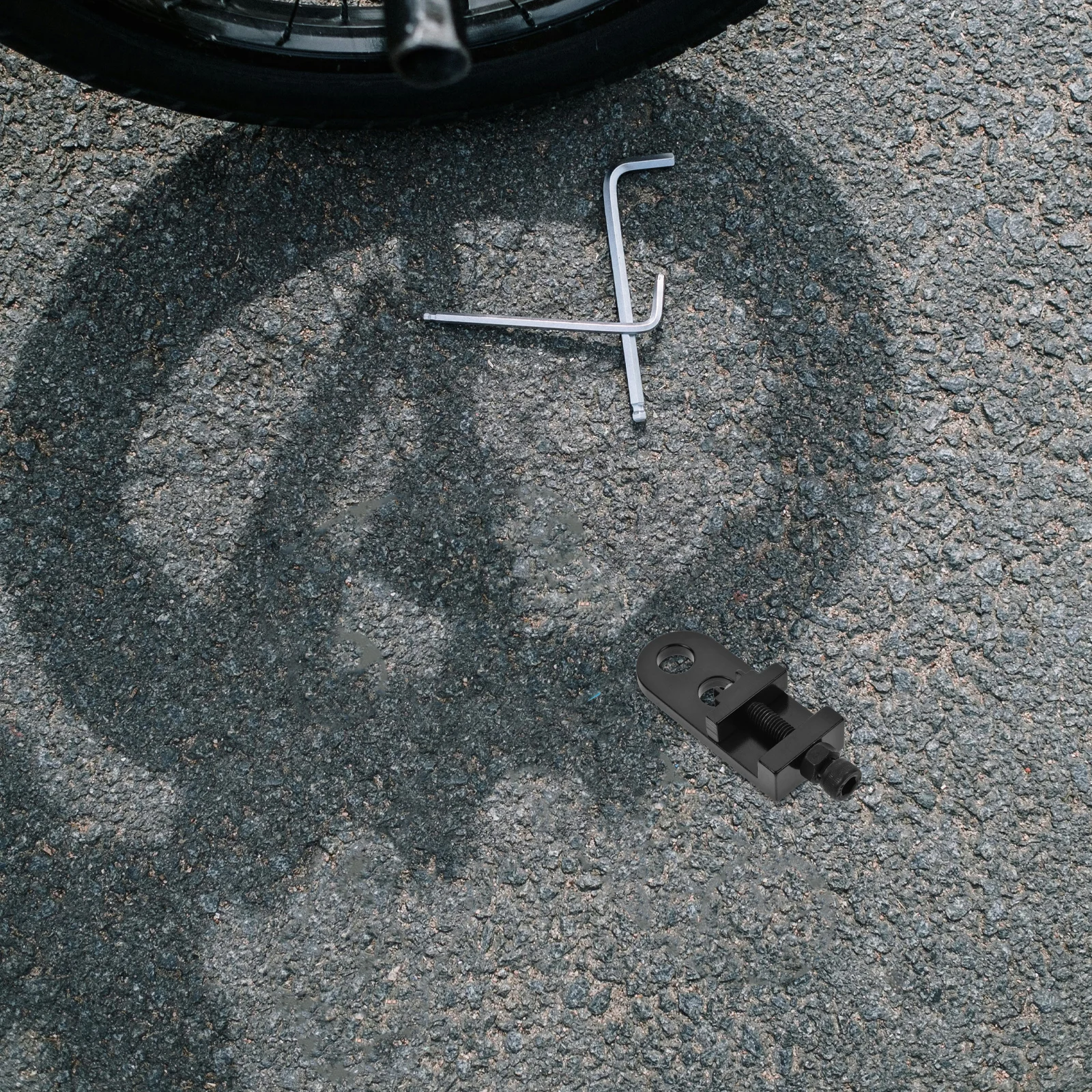 

Chain Tensioner Adjuster for Bike Bicycle Fixed Gear Rear Drop-Outs Floating Pulley Spring Adjustment Lightweight Portable Chain