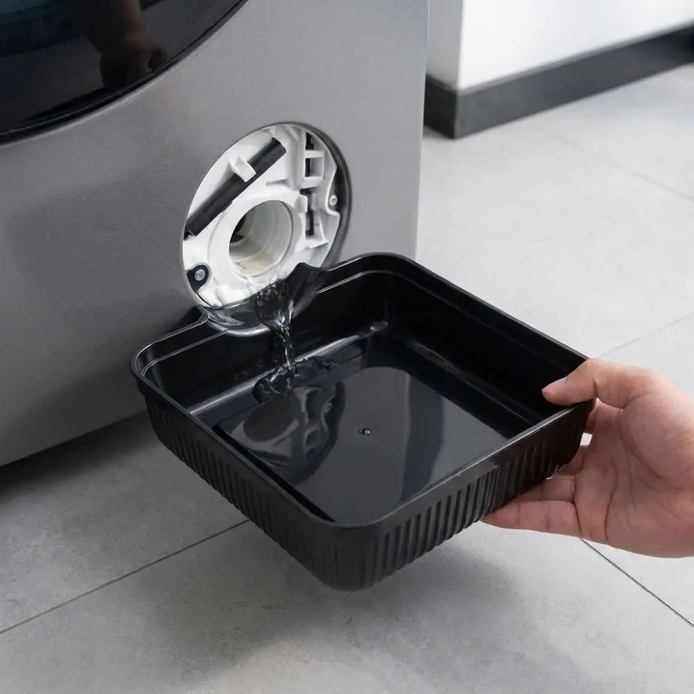 Front-mounted Washing Machine Drain Tray Universal Anti-Overflow Washer Water Catch Pan Heavy Duty Leak-Proof