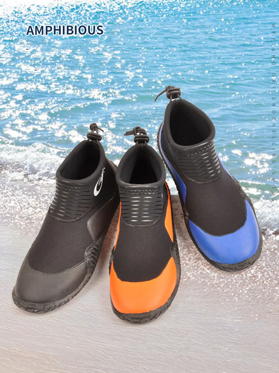 

3mm Beach Diving Shoes Neoprene Anti-slip Scuba Dive Boots Water Proof Spearfishing Boating Kayaking Puncture Proof Shoes