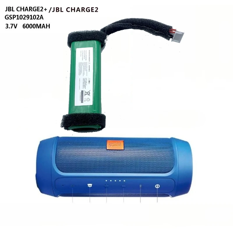 3.7V 6Ah 22.2Wh GSP1029102A Li-ion Replacement Battery Compatible with J BL Charge 3 Portable Wireless Outdoor Bluetooth Speaker