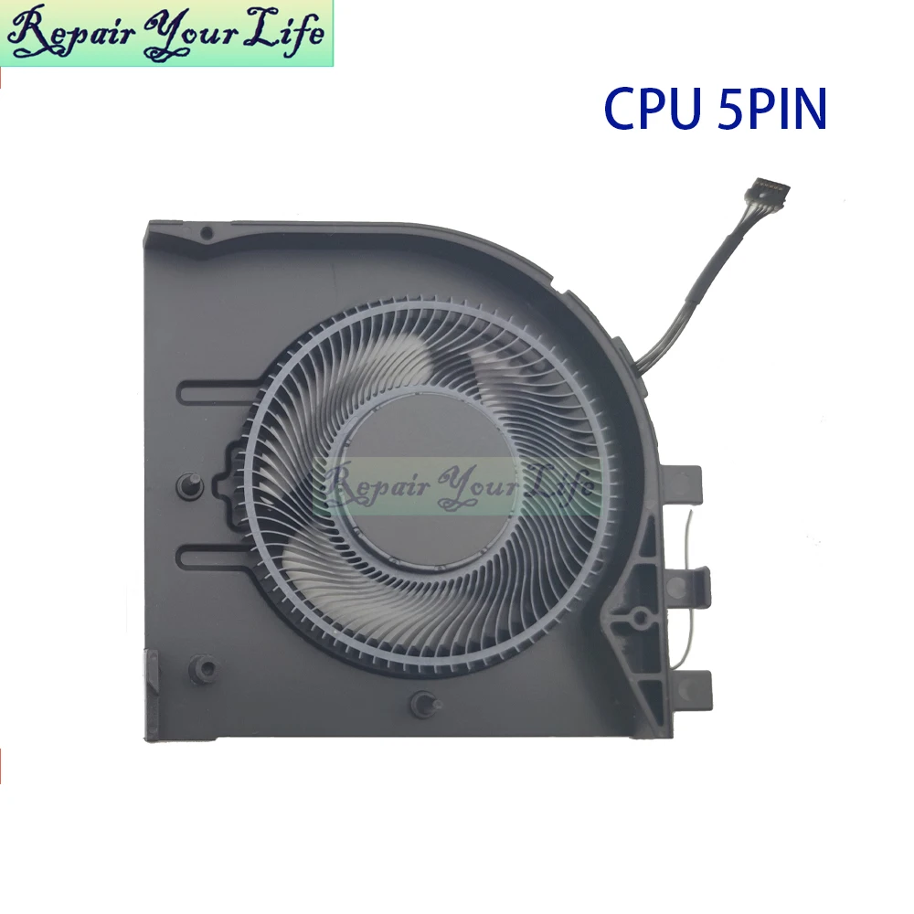 5pin CPU GPU Cooling Fan For Lenovo ThinkPad P1 Gen 8 21Q8 21Q9 BN7507H2H-000P 001P 5H41R89133 5H41R89134 Laptop Cooler Radiator
