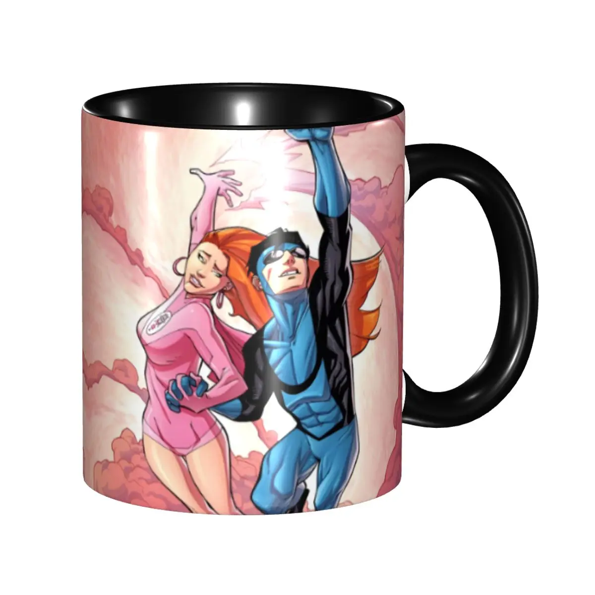 Customized I-Invincibles Mug DIY Cartoon Comic Homme Graphic Anime Ceramic Tea Milk Coffee Cups