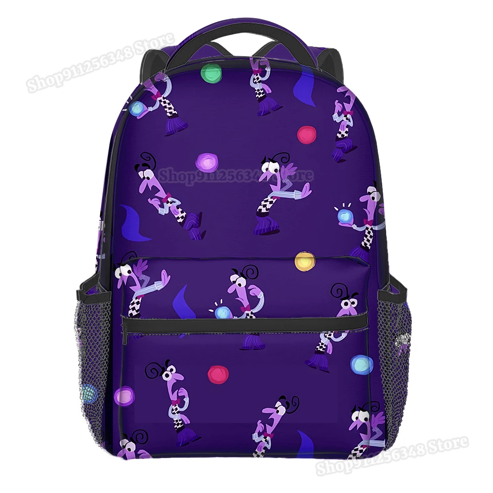 Disney Inside Out 2 Backpack Kids Back To School Bag Student 3D Anime Graphic Print Knapsack Cartoon Rucksack Large Capacity