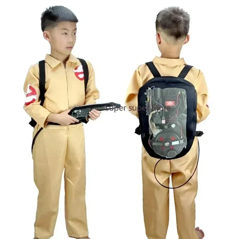

ABC123Ghostbusters Armament Costume Halloween Costumes For Kids Toy Jumpsuit Anime Cosplay Ghostbusters Outfit Bag Cab;6'j,k.9;a