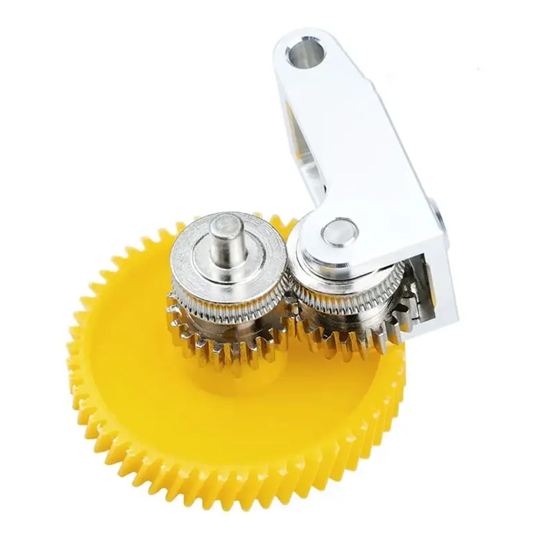 

Обновление ABDW, шестерня экструдера из закаленной стали в сборе для Bambu Lab P1S P1P X1 Carbon X1C, запасные части для 3D-принтера желтый + серебристый