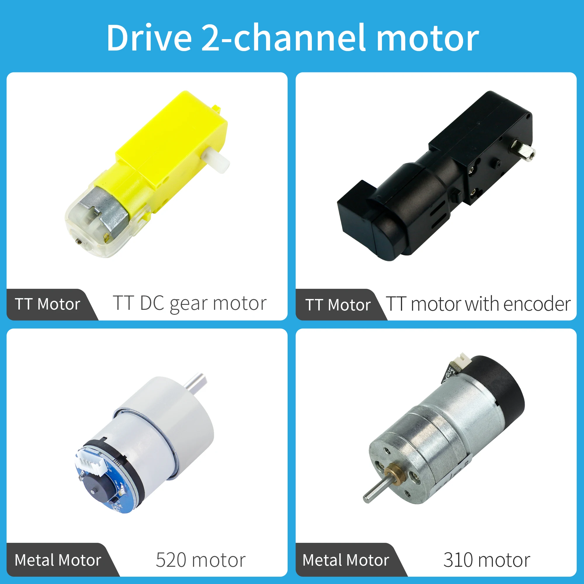 Yahboom h-bridge modul elektronik papan Drive, modul elektronik Motor ganda dengan Chip AT8236 mendukung voltase 5-12v TB6612FNG untuk mobil Robot