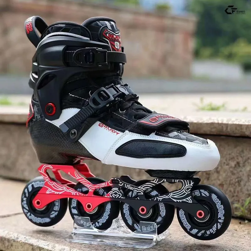 Patins De Fibra De Carbono Para Competição, Patins planos, Patinação de velocidade, Sapatos extravagantes