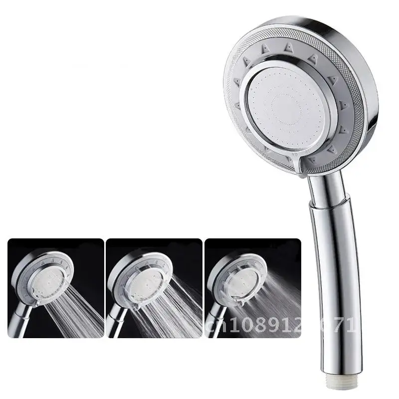 

Shower Head High Pressure Water Saving 3 Mode Spray Handheld Showerheads Universal ABS Chrome Shower Heads