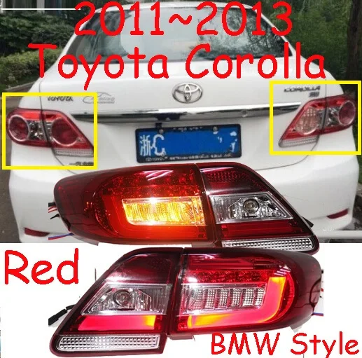 Car bumper altis taillamp for Toyota Corolla taillight,2011~2013;car accessories,LED tail lamp corolla rear light