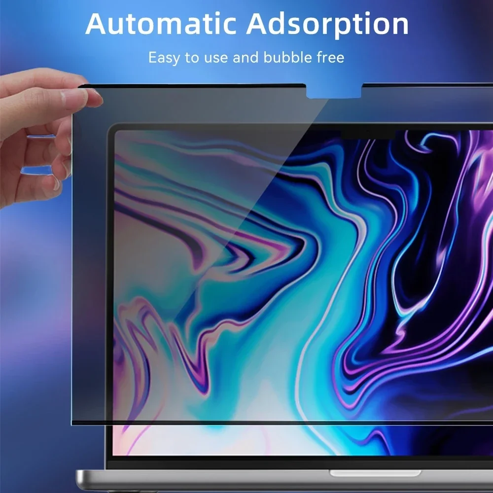 Magnetic Privacy Screen Protector Filter Film for Macbook Air 13 Air 15 M3 M2 M1 Pro 13 14 16 Inch Film Anti-spy Anti-peep Glare