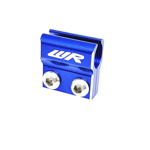 Abrazadera de manguera de líneas de freno delantero con logotipo WR para YAMAHA WR250R WR250X WR450F WR250F