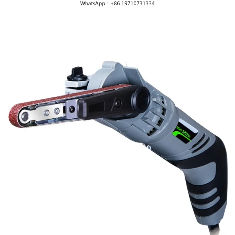 260W Handheld Mini Electric Belt Sander Machine 6 Speeds Electric Sanding Polishing Machine Tools With 3Pcs Abrasive Belts 220V