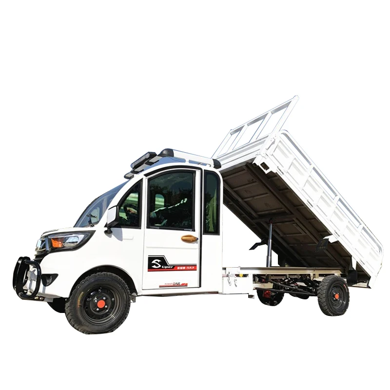QQA New Energy Electric Vehicle Mini Freight Truck Electric Mini Pickup from China  Light Metal Leather Left