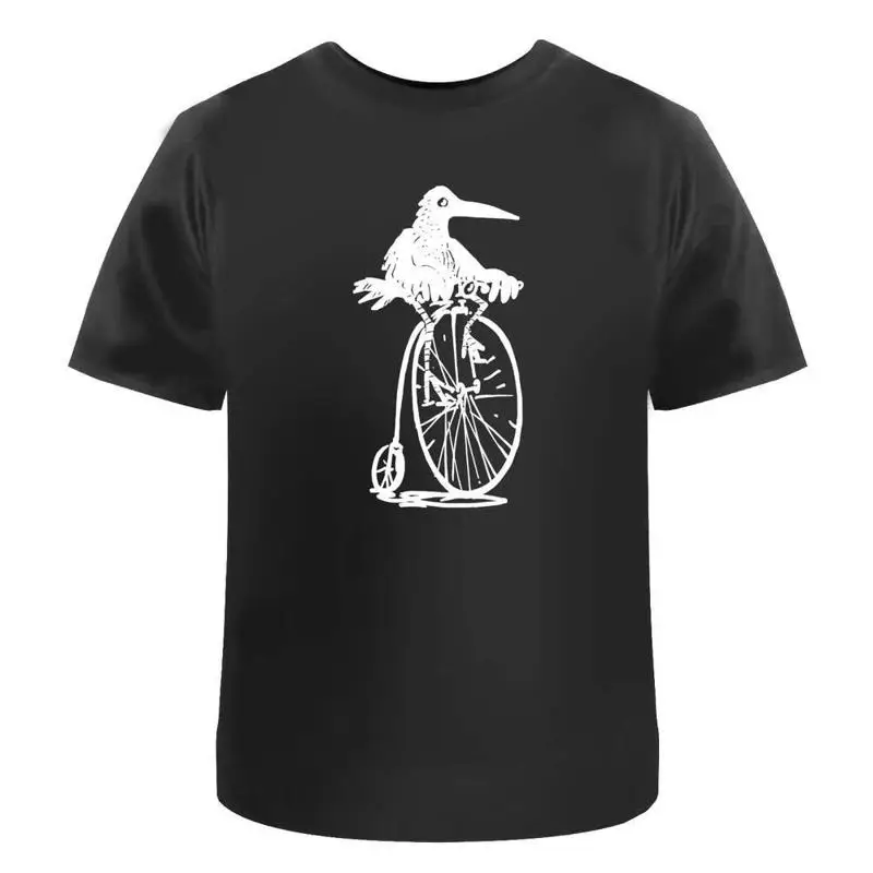 

Crow Riding Bike' Cotton T Shirt Ta023253