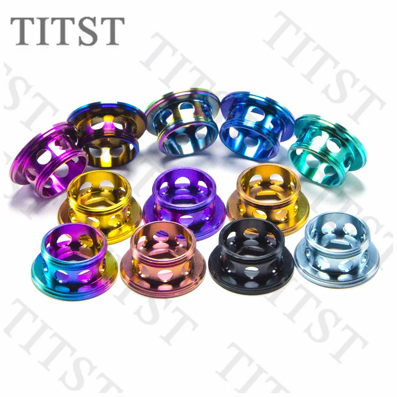 TITST  Bicycle Crank Cover Screws  Plum Blossom Titanium Alloy Mountain Highway Bike Bicycle Accessories( one lot = 2pcs)