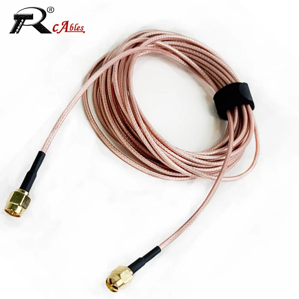 

5PCS/lot RG316 RF Coaxial RF Jumper Pigtail Connector SMA Male Plug To SMA Male Adapter for WIFI Antenna Router Extension Cable