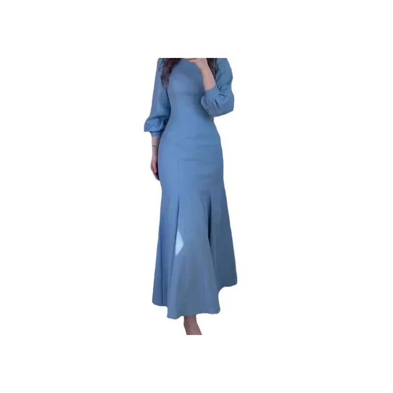 

2026 Spring/Summer Temperament Long Sleeve Elegant Banquet Women's Dress