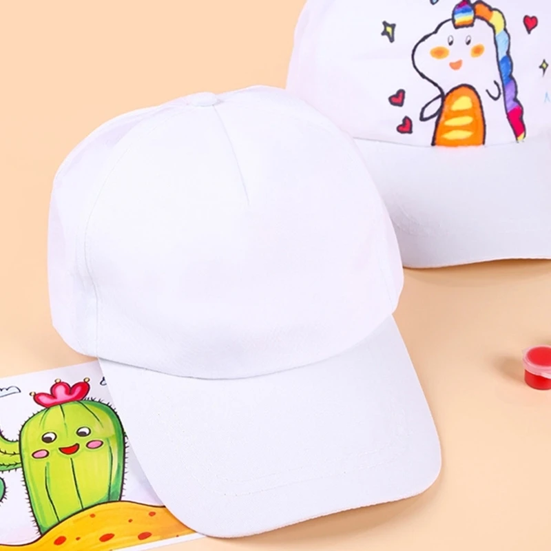 400A Smooth Surfaces Childrens Drawing Hat For Watercolor Acrylic Markers