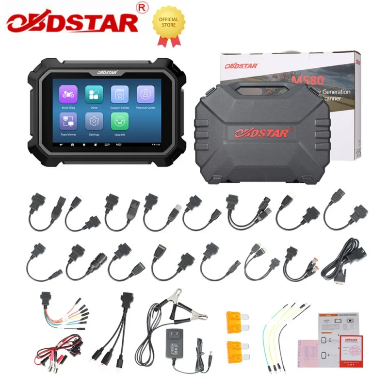 

OBDSTAR MS80 Стандартный 8-дюймовый интеллектуальный инструмент для диагностики мотоцикла нового поколения с функцией IMMO