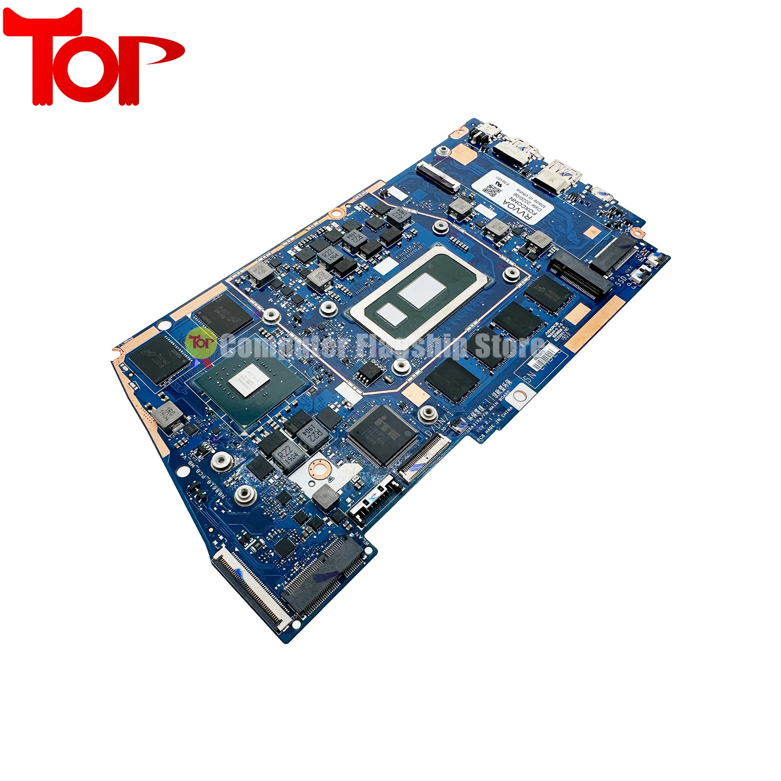 Imagem -04 - Kefu-placa-mãe do Portátil para Asus Ux431fn Ux431fl Ux431flc Ux431fa Ux431 Ux431f i3 i5 I78th 10th 4g 8g 16g V2g