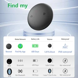 2024 Smart Airtag Air Tag For Apple Find My APP ITag Anti Lost GPS Tracker Tag Finder GPS Lost Tracker Pet Car Key