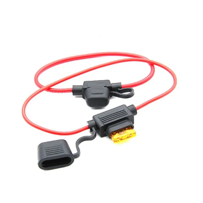Boîte à fusibles étanche pour voiture, type de lame en ligne, porte-fusible, prise de courant, standard, mini, micro, 18 AWG, 16 AWG, 14 AWG, 12AWG,