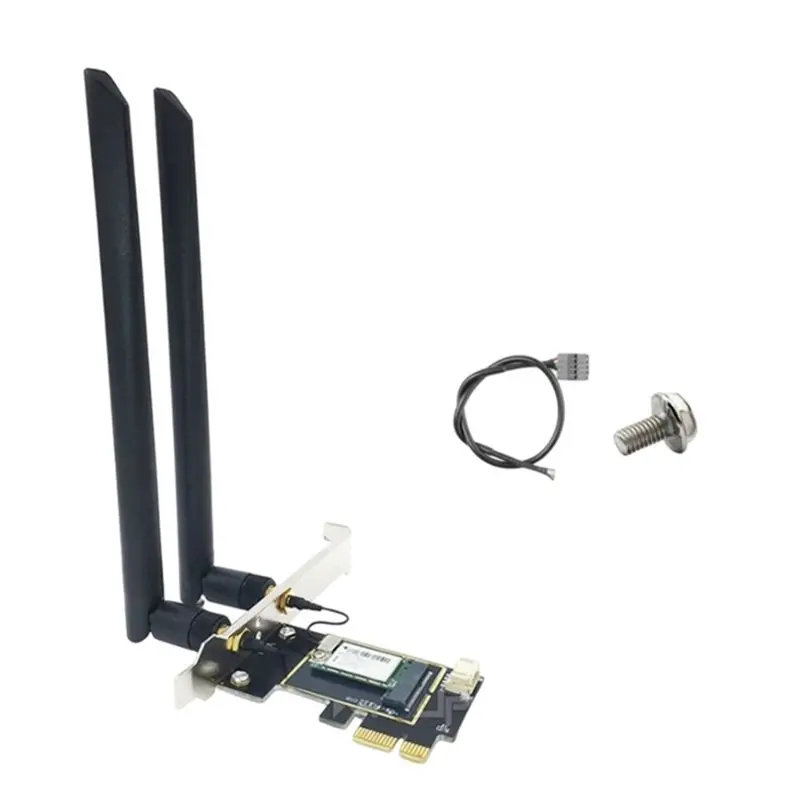 

Беспроводная Wi-Fi-карта A13E-AC600 PCI-E, 600 Мбит/с, 2,4G/5G, Bluetooth, сетевая карта Wi-Fi с антенной 8Dbi для Windows 7, 8, 10,