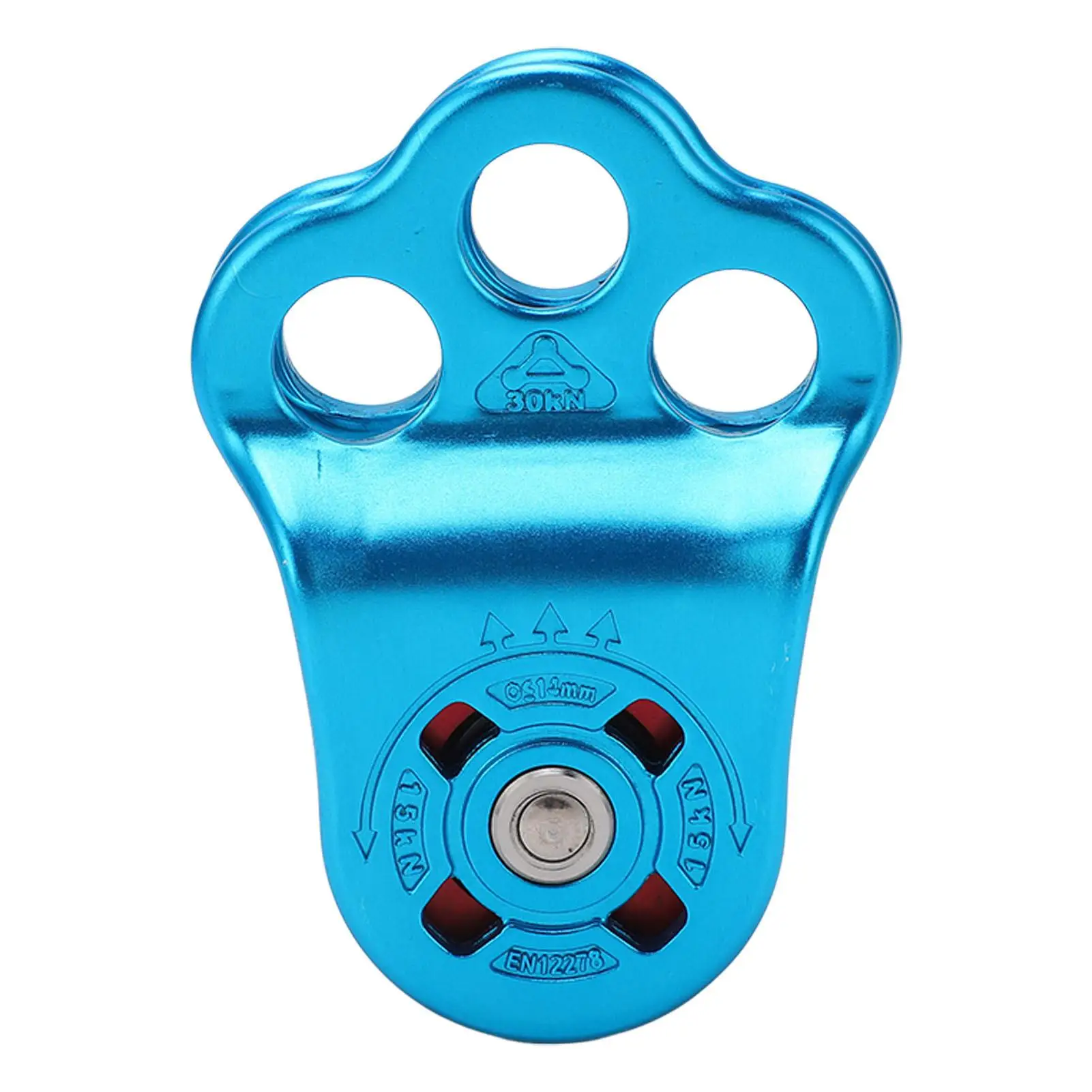 

Heavy Duty 3-Hole Climbing Pulley for rappelling - High Strength Outdoor Rock Climbing Gear