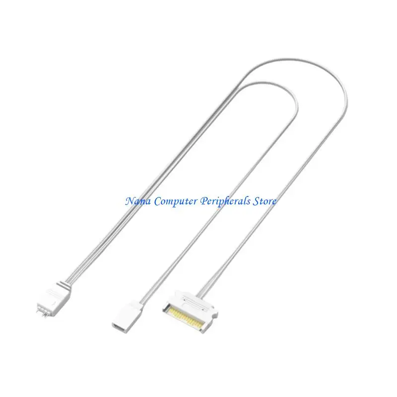 F68C ARGB 5V 3 Pin Extension Cable Motherboards Splitters Adapters for 5V