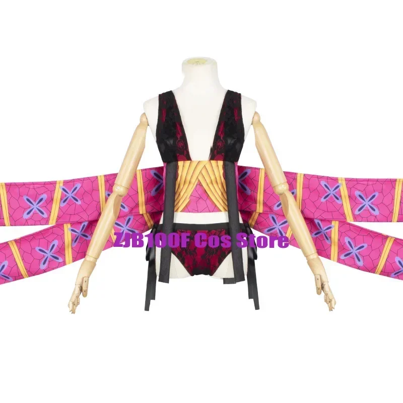 HN8 Anime Daki Costume Cosplay per donna Copricapo Costume uniforme sexy di Halloween) 4Dc