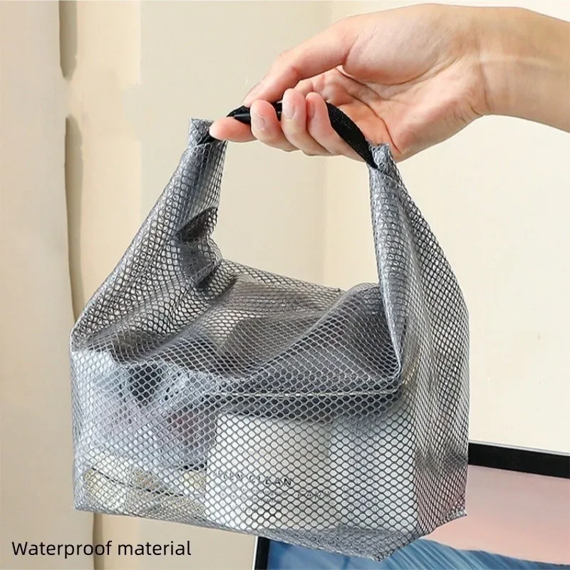 

Large Capacity Travel Packing Snap Button EVA Material Cube Portable Shopping Bag Wash Pouch Cosmetic Clothing Sorting Organizer