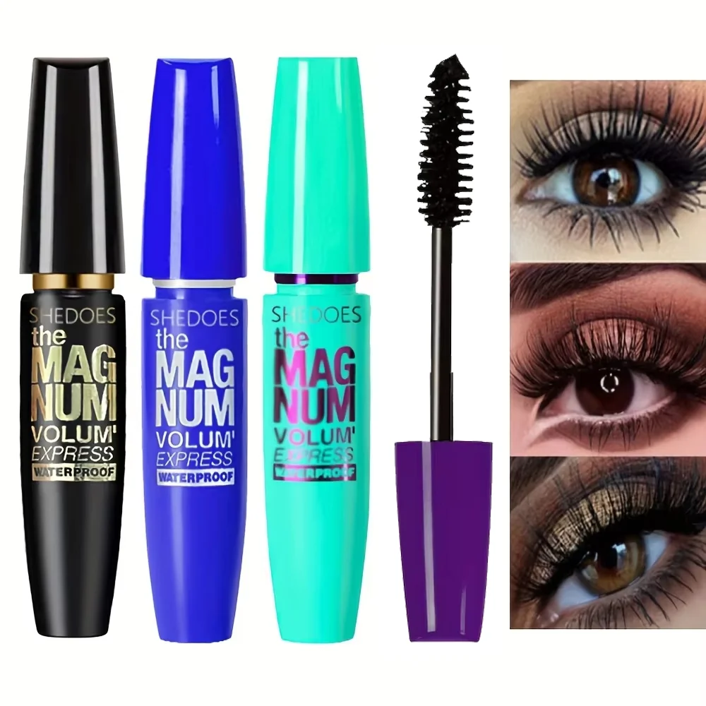 Mehrfarbige wasserfeste Mascara für Volumen, Verlängerung und Schwung der Wimpern, verschmiert nicht, langanhaltend, Augenkosmetik