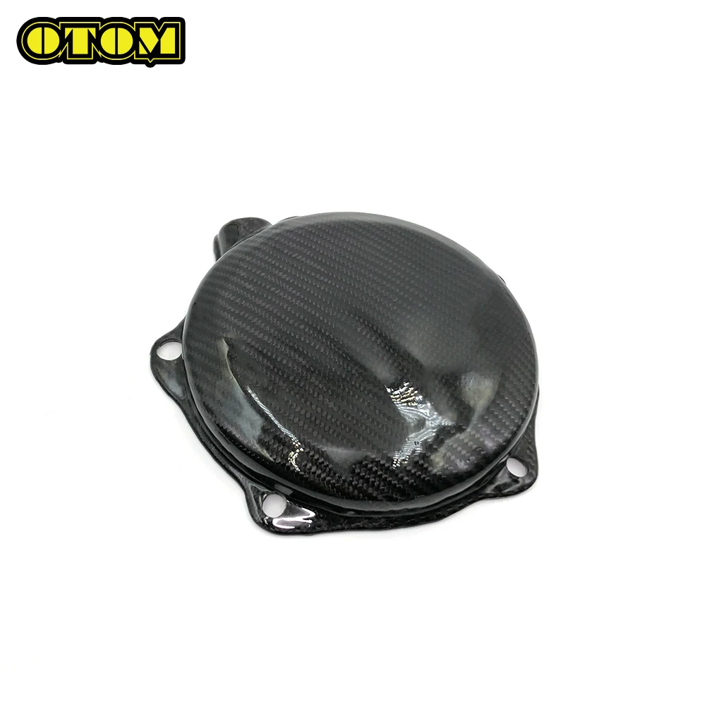 Motorcycle For KAWASAKI Clutch Cover Engine Carbon Fiber Protector Guard KX250 KX250F KX250X KLX230 KX450 KX450X KX450SR Bikes