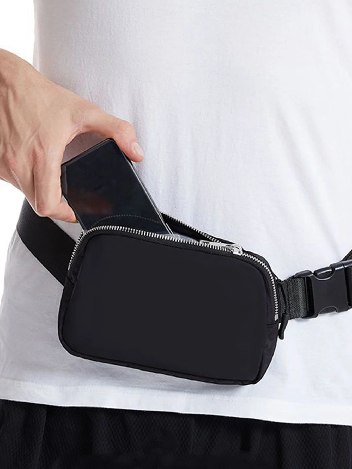 AliExpress Men's Fashion Casual Waist Bag, Cycling Backpack, Men's Chest Bag, New Style Fashion Casual Boys' Shoulder Bag, Lightweight Larg
