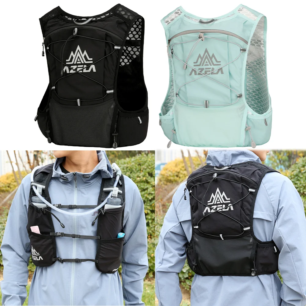 Outdoor Trail Running Rucksack Wasserrucksack Wasserblasentasche Tagesrucksack für Trailrunning Marathon Rennen Wandern Leichte Taschen