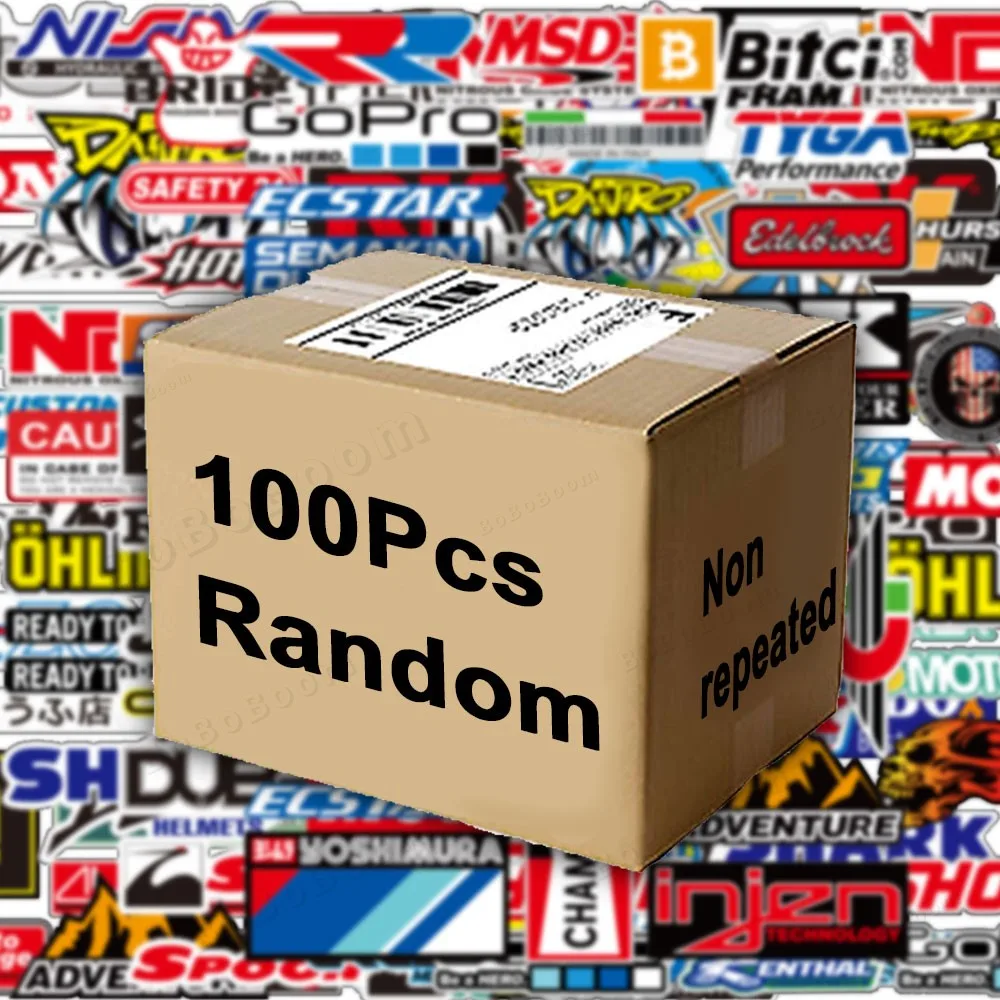 

Sticker Blind Box Motorcycle Stickers MotorBike Sponsor Logo Kawaii Sticker Waterproof Decals for Water Bottles Laptops Journals