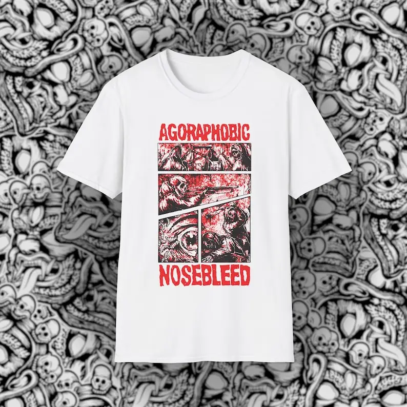 Agoraphobic Nosebleed T-Shirt | Grindcore T-shirt | Metal Band T-shirt