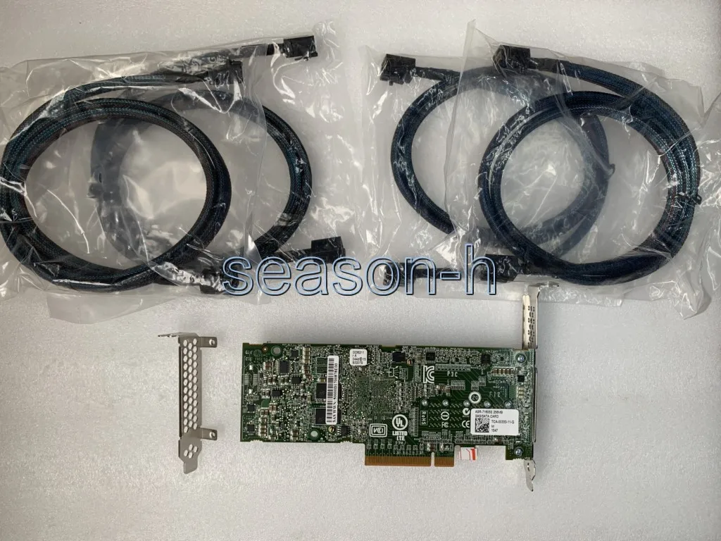 ADAPTEC ASR-71605E 6GB/S PCI-E 256MB SATA SAS RAID CONTROLLER CARD + สาย