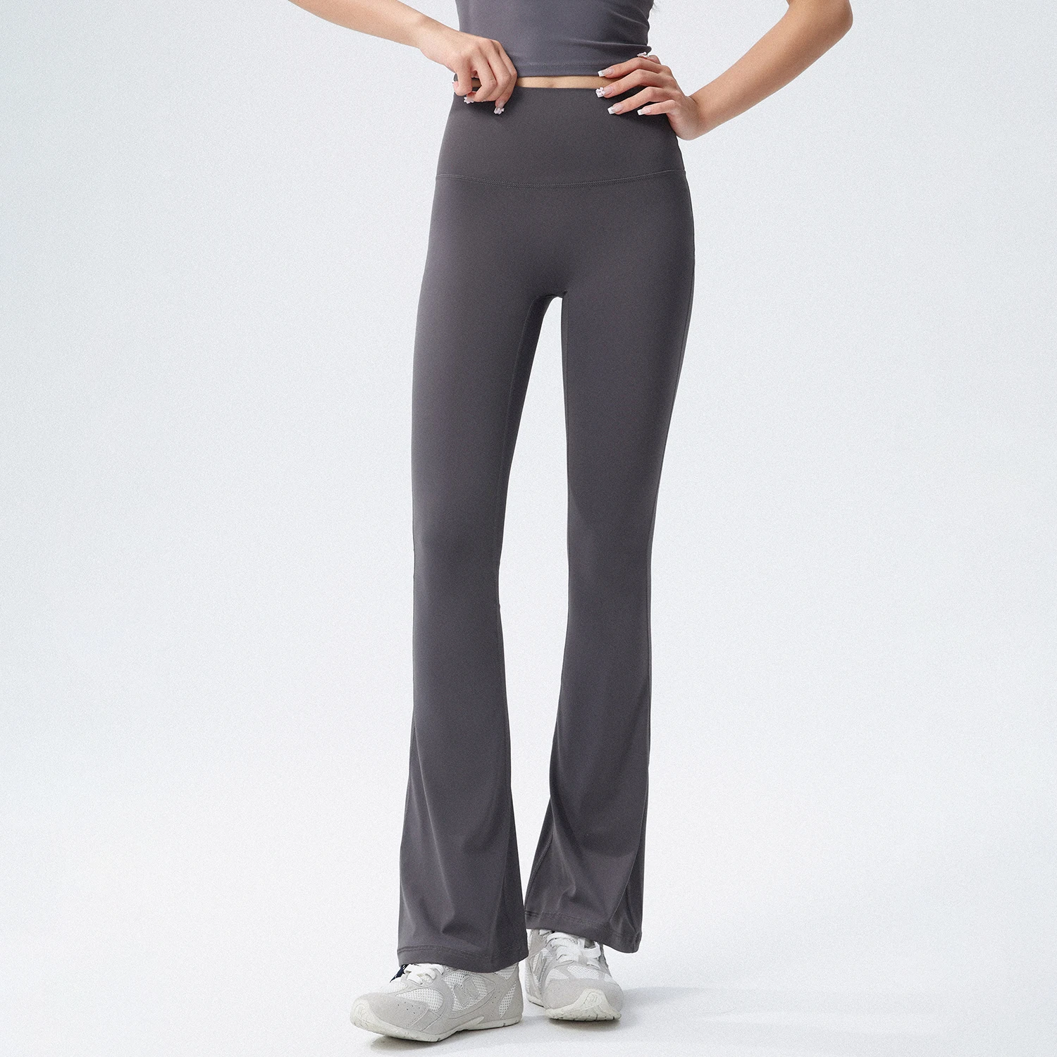 PHIGEER Flared Yoga Pants for Women, High Waisted Bootcut Sports Leggings, Soft Stretchy Trousers for Gym Hiking, Lounge &Street