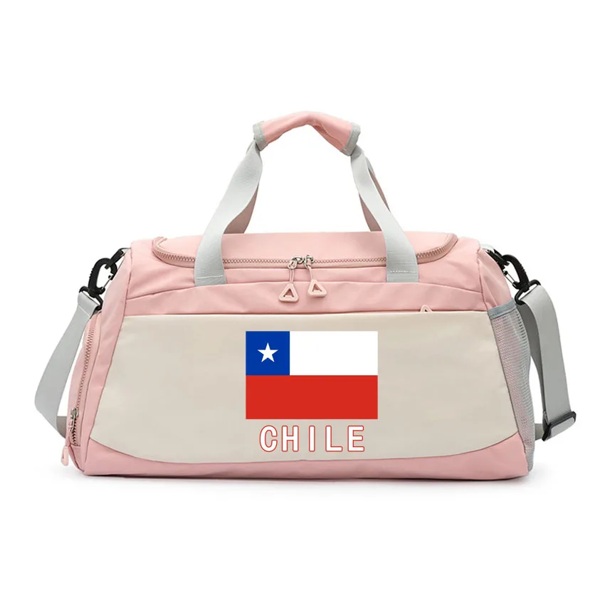 

Разделительные сумки для сухого и влажного спорта, водонепроницаемые многофункциональные износостойкие сумки для плавания, баскетбольные сумки с принтом флага Чили