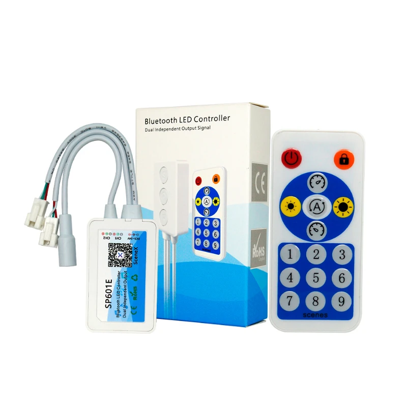 Magic Music WiFi LED Controller SP511E SP611E SP601E SP602E SP608E SP621E per WS2812b WS2811 RGB LED Strip Smart APP Controller