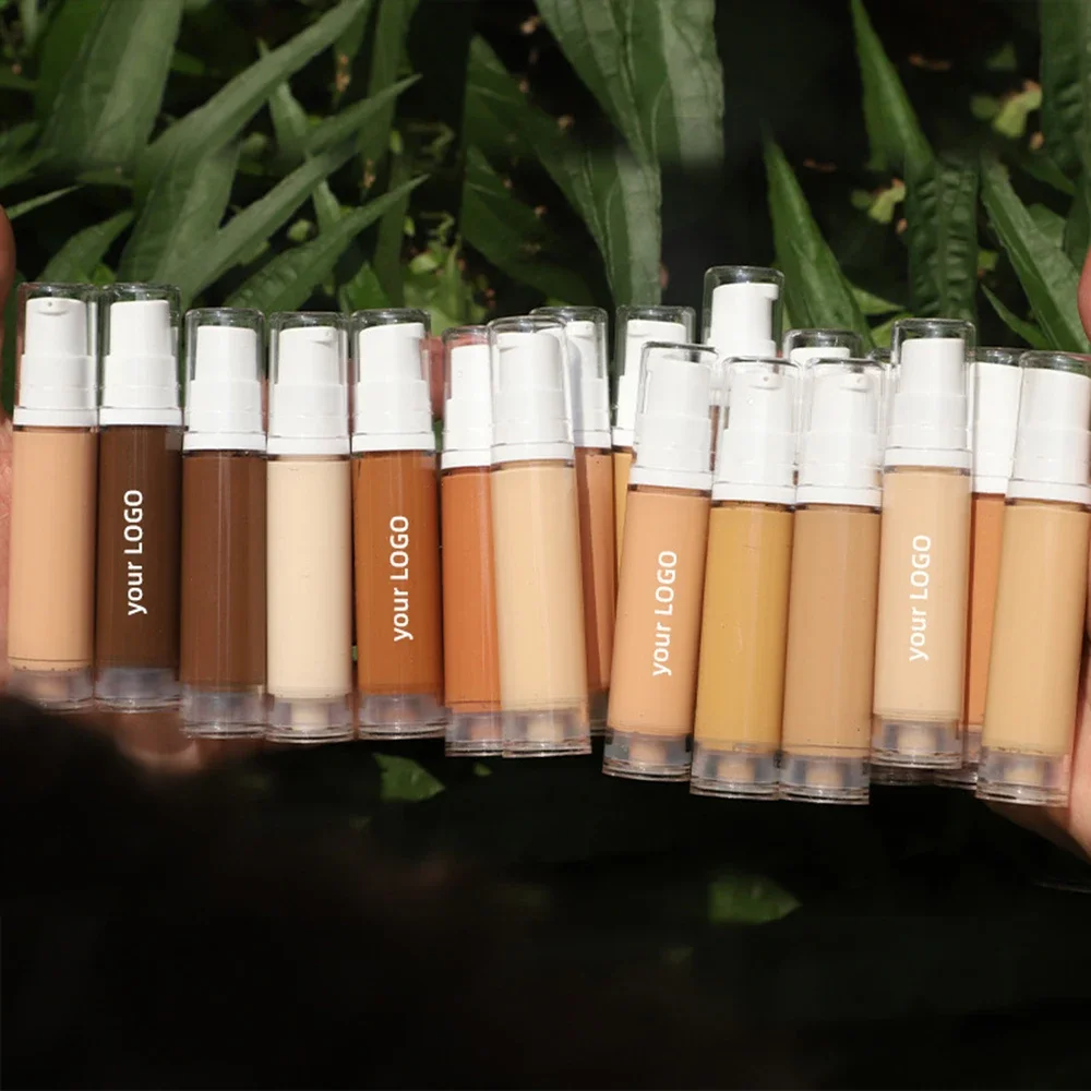 Private Label 18-Color Waterproof Liquid Concealer Custom Logo Long-lasting Oil-control Natural Nude Face Makeup Wholesale P5