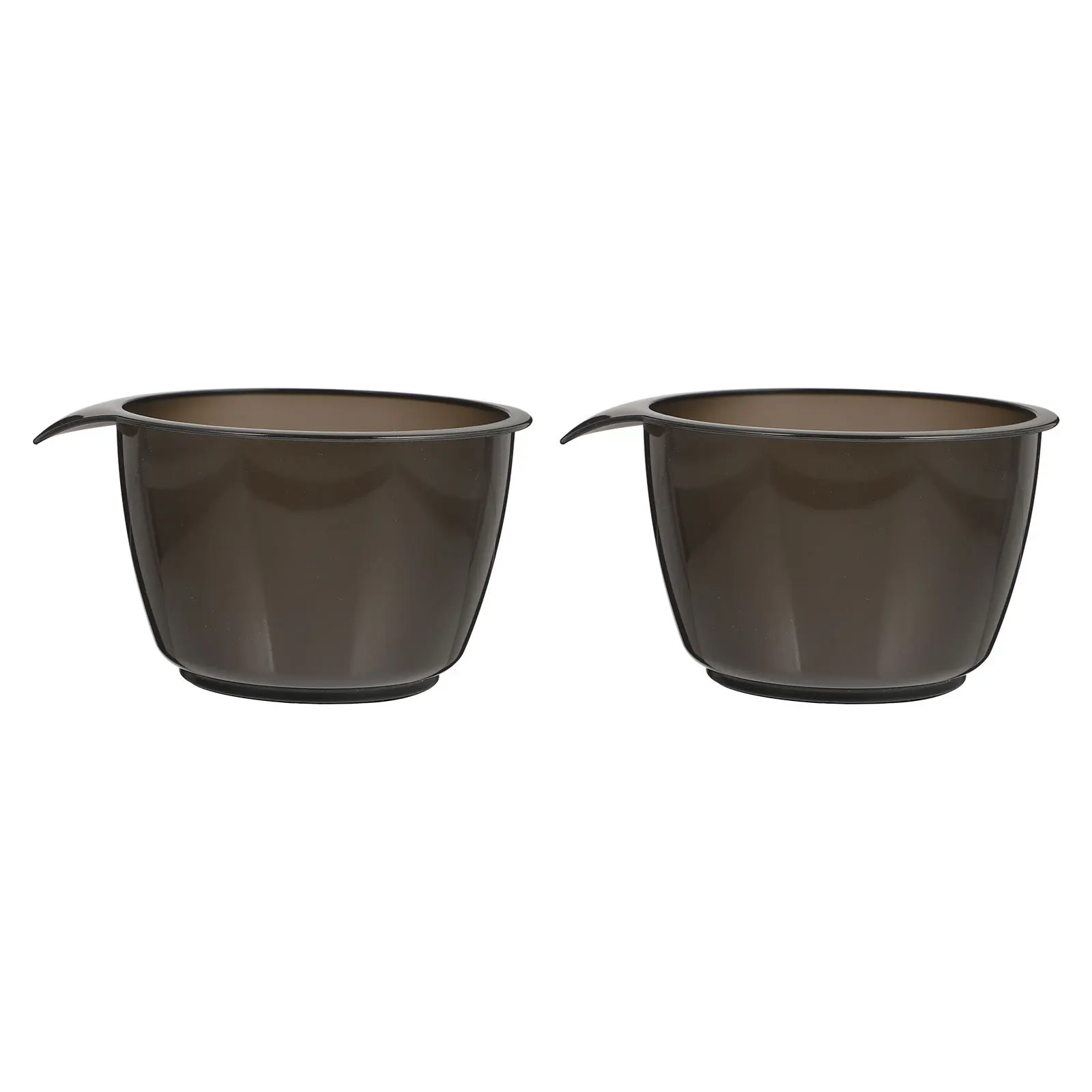

2Pcs Hair Color Plastic Bowls Mixing Dye Bowls with Handle for Salon Home Use Hair Coloring Supplies Mixing Bowl