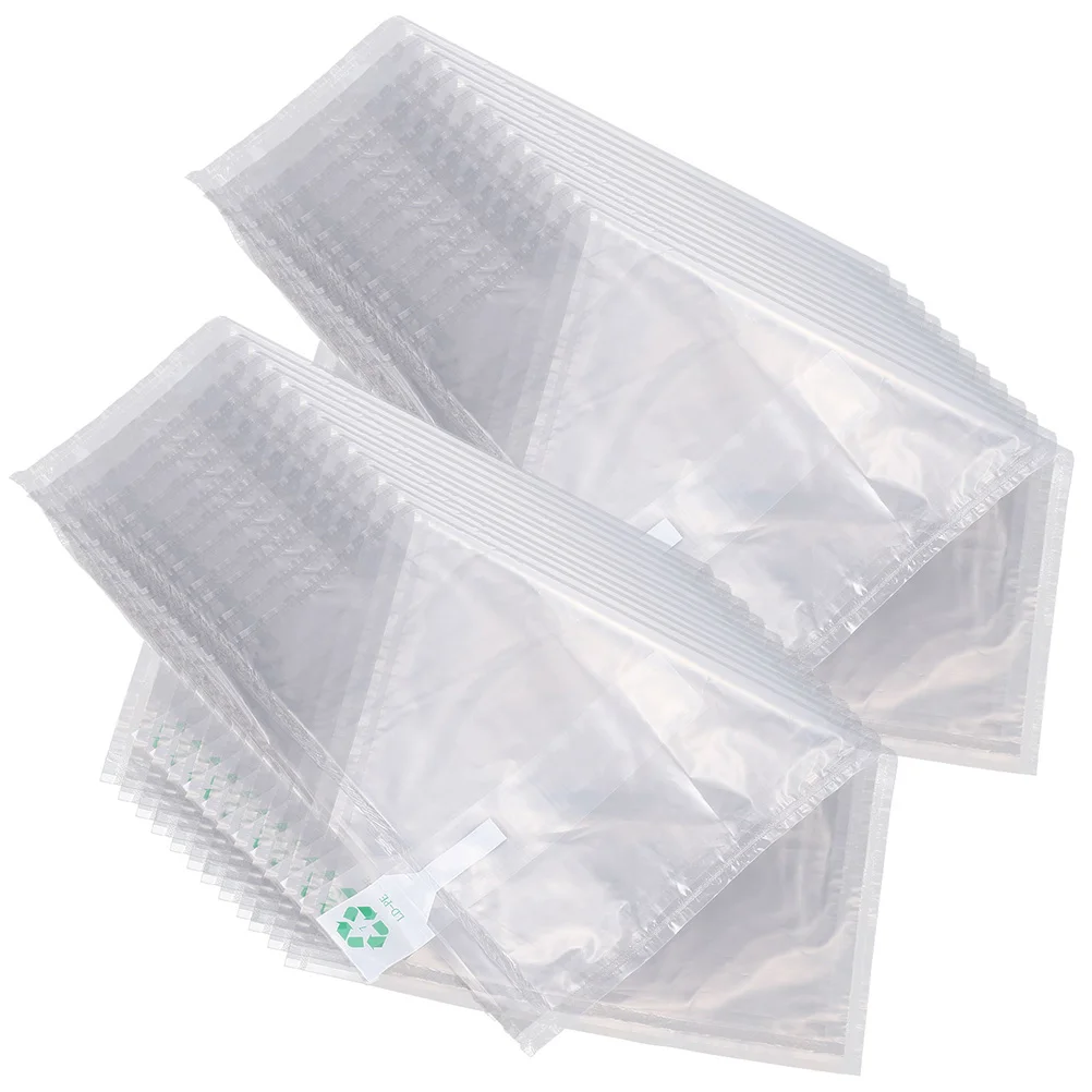 50 Pcs Filling Bag Air Pillows for Delivery Plane Anti-collision Bags Packing Multi-use 7-layer Packaging Travel