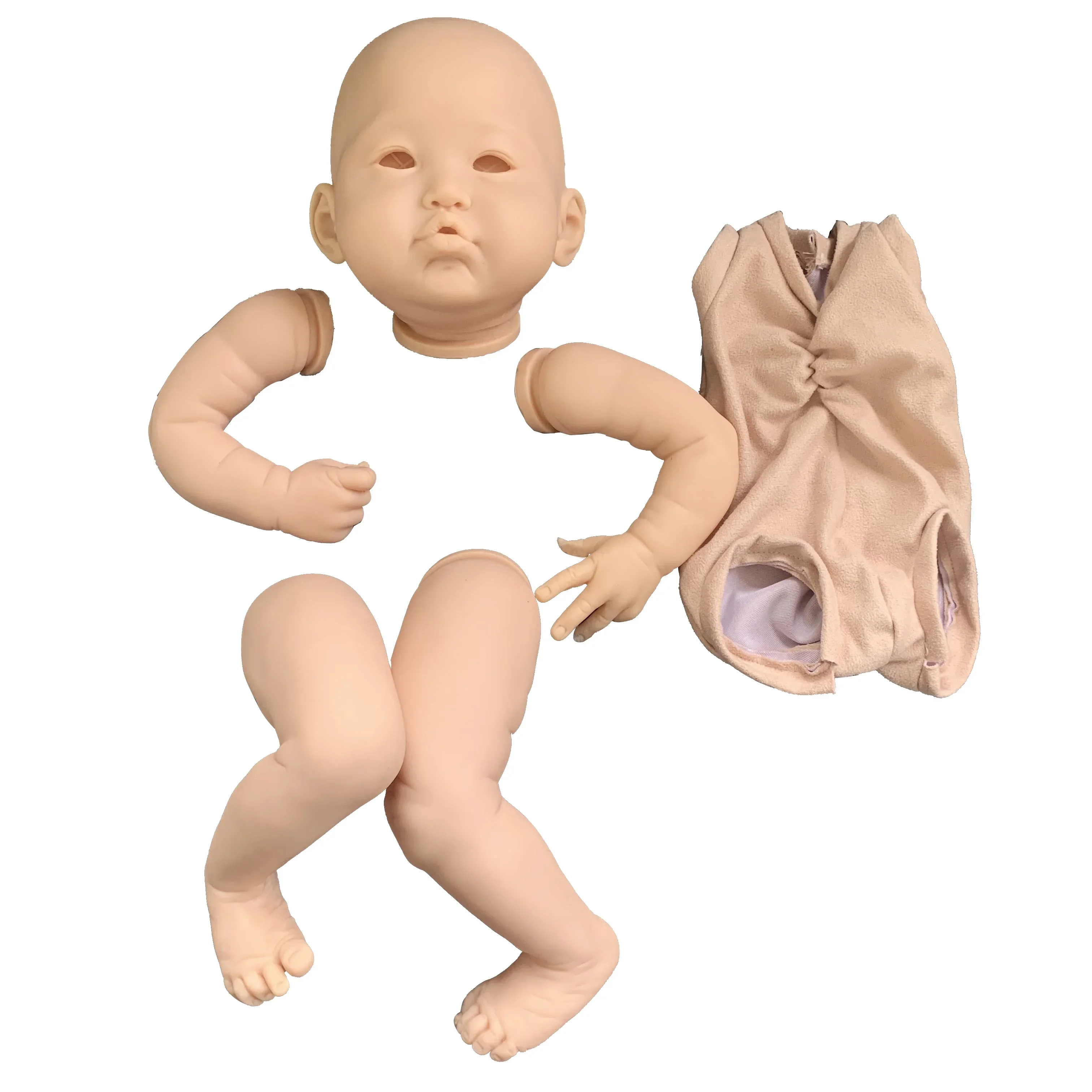 22Inch Reborn Doll Kit Lea Unfinished Doll Parts Diy Toy Blank Kit Fresh Color