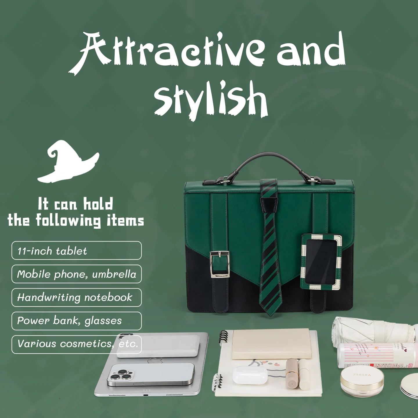 Forest Postman Stamp Display Window Ita Bag with Three Carrying Methods  Crossbody Bag Shoulder Bag Anime Merchandise Holiday Gift Semi-Transparent Display