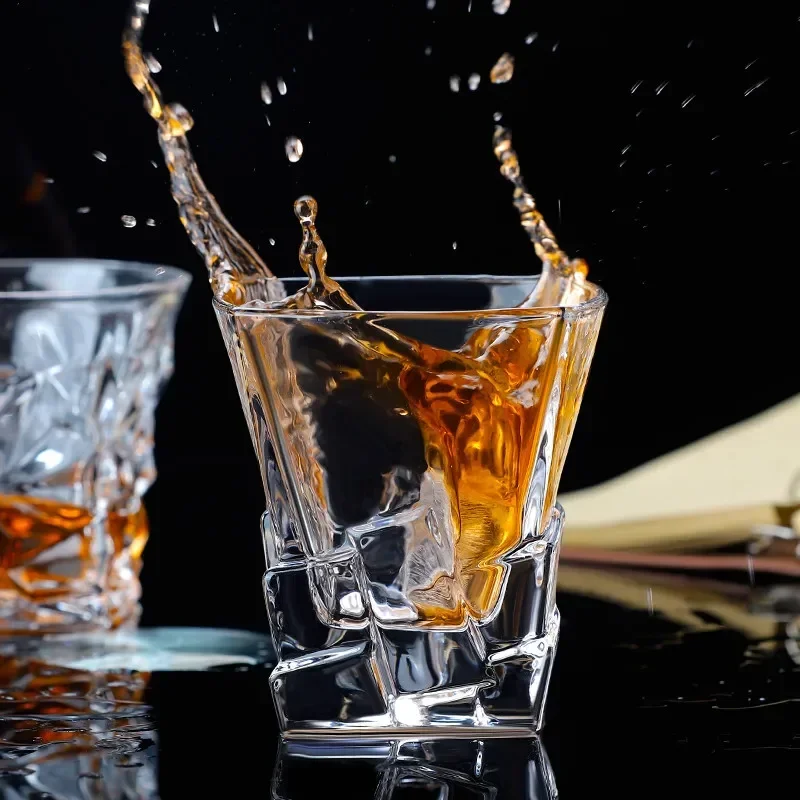 Lead-Free Glass Cup Household Wine Glass Set Beer Large Steins Distilled Beverage Wine Set
